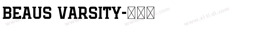 Beaus Varsity字体转换
